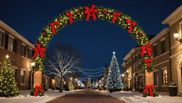 Magnifiez vos événements avec notre superbe arche de noël